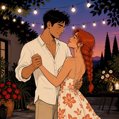 Webcomic Art couple portrait example