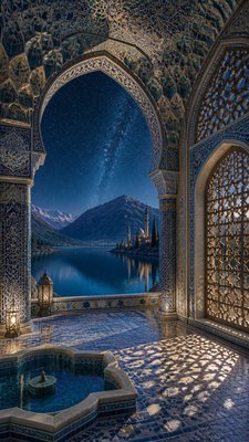 Islamic Architecture phone wallpaper example