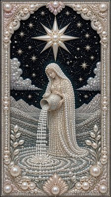 Pearl Jewelry Style tarot card example