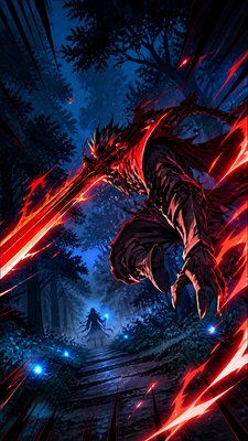 Shonen Action Anime Art Style book cover example