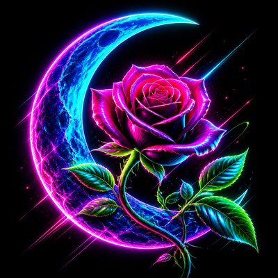 Neon Pop Art Style tattoo design example