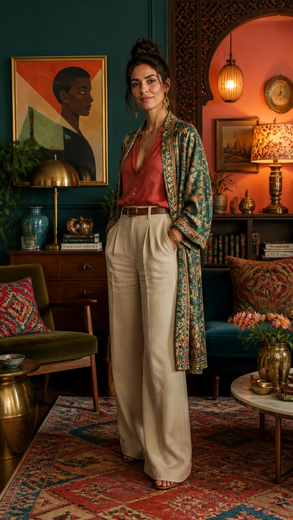full-length portrait of an elegant figure — Eclectic Interior Design