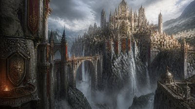 Knightcore Aesthetic concept art