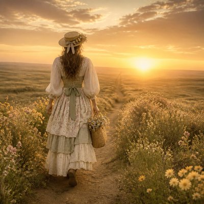 Cottagecore Fashion Style album cover example