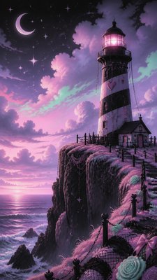 Pastel Goth Aesthetic poster example