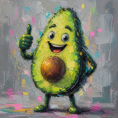 Urban Impressionism Art Style sticker example