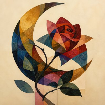 Abstract Still Life Art Style tattoo design example