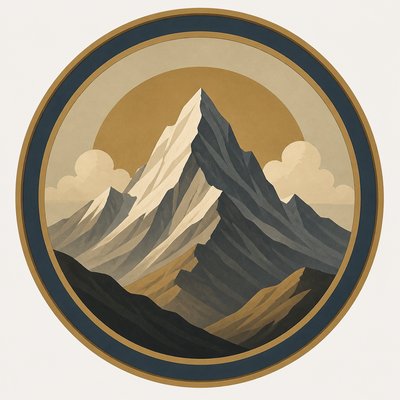 Neoclassical Art Style logo concept example