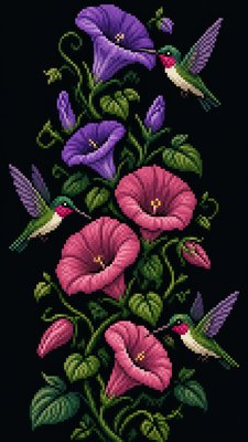 Pixel Art Style phone case design example