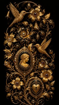Victorian Jewelry Design phone case design example