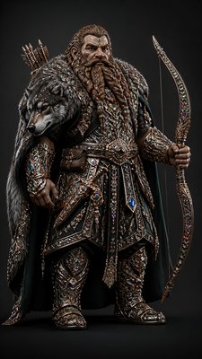 Luxury High Jewelry Design tabletop character portrait example