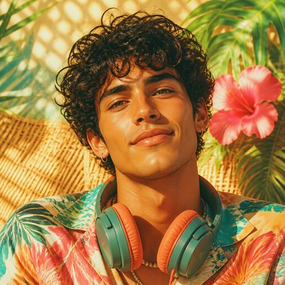 Tropicalcore Aesthetic Discord profile picture example