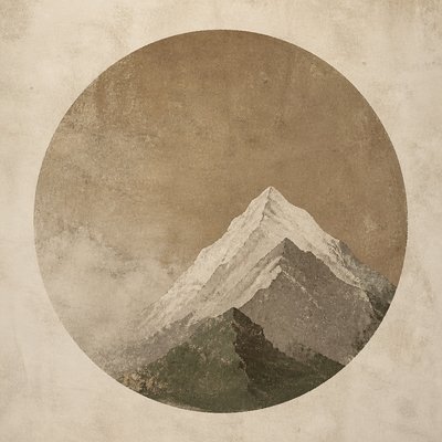 Wabi Sabi Art Style logo concept example