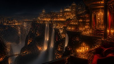 Night Luxe Aesthetic concept art example