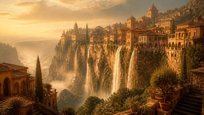 Tuscan Interior Design concept art example