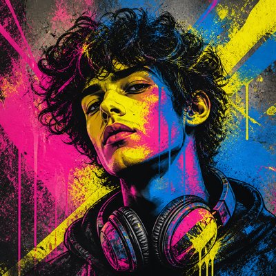 Graffiti Modern Art Style Discord profile picture example