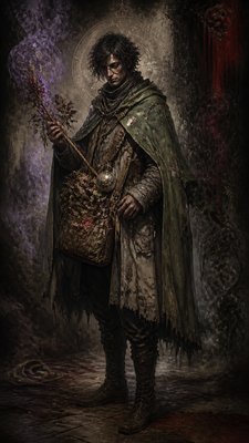 Dark Fantasy Art character design example