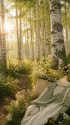 Cottagecore Fashion Style wall art print example