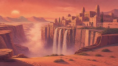 Desertwave Aesthetic concept art example