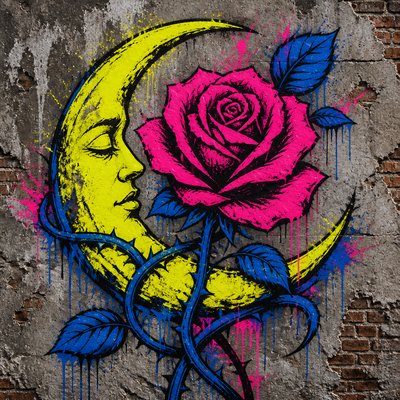 Street Art Style tattoo design example