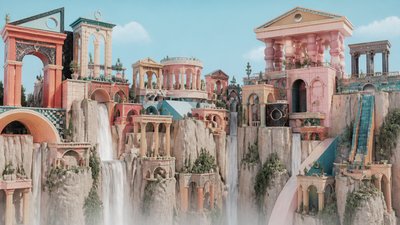 Postmodern Architecture concept art example