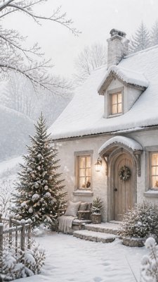 Scandinavian Interior Design Christmas card example