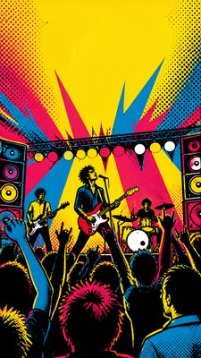 Pop Art Style flyer example