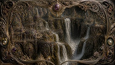 Vintage Jewelry Design concept art example
