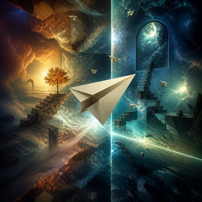 Surrealist Landscape Art Style icon example