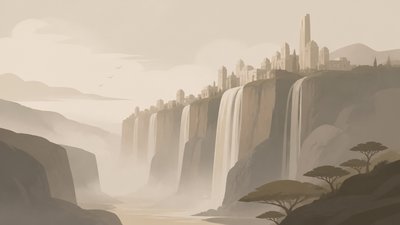 Minimalist Nature Art concept art example