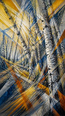 Futurism Art Style wall art print example
