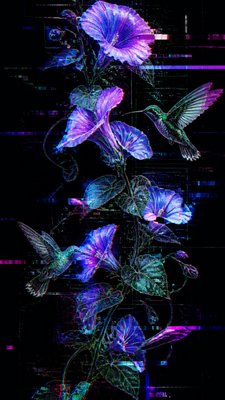 New Media Art Style phone case design example