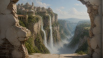 Trompe L'oeil Realism Art Style concept art example