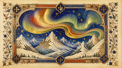 Medieval Gothic Art banner example