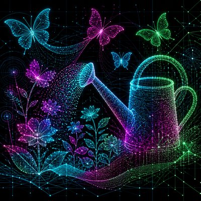 Data Visualization Contemporary Art Style coloring page example