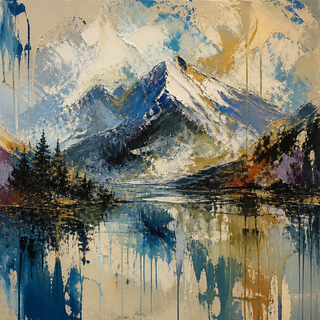AI-generated interpretation of the Abstract Expressionism style