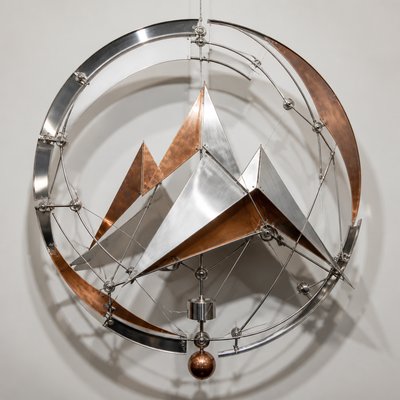 Kinetic Sculpture Art Style logo concept example
