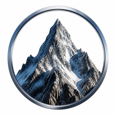 Hyperrealism Art Style logo concept example