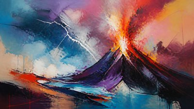 Abstract Art Style YouTube thumbnail example