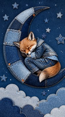 Denim-on-Denim Fashion Style baby announcement example