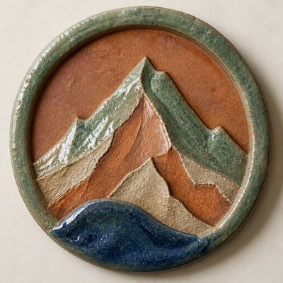 Ceramic Sculpture Art Style logo concept example