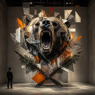 Installation Modern Art Style t-shirt design example