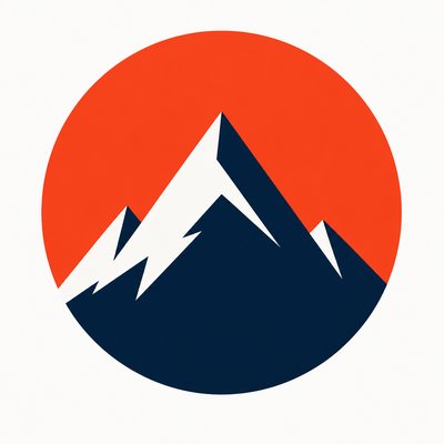 Color Field Minimalism Art Style logo concept example