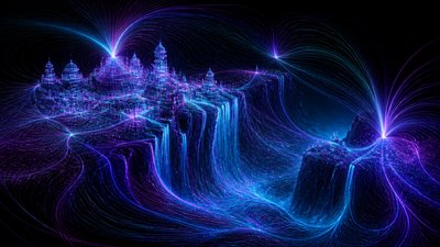Magnetic Field Visualization concept art example