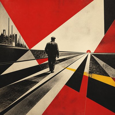 Constructivism Art Style album cover example