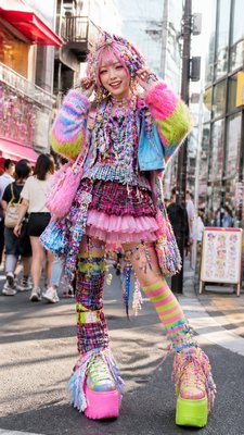 Harajuku Fashion Style poster example