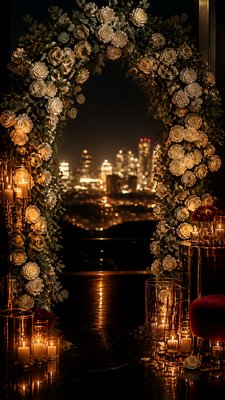 Night Luxe Aesthetic wedding invitation example
