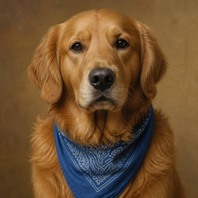 Realism Art Style pet portrait