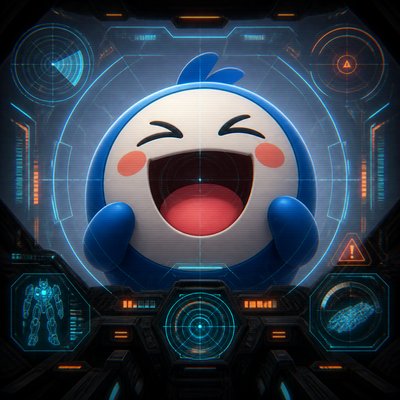 Mecha Pilot Interface View Twitch emote example