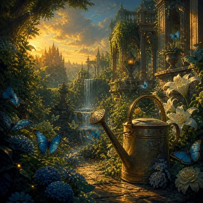 Epic Fantasy Art coloring page example